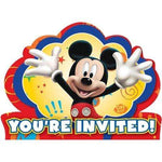 Amscan Party Supplies Mickey Mouse Party Invitations 7.7 X 4.6 X 0.3 inches (8 count)