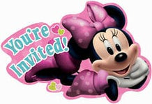 Amscan Party Supplies Minnie Bow-Tique Invitations (8 count)