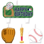 Amscan Party Supplies MLB Candle Birthday Set (4 count)