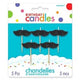 Juego de velas de palillos de dientes Bigotes (5 unidades)