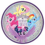 Amscan Party Supplies My Little Pony Friendship Adventures Prismatic 9" Round Plates (8 count)