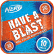 Nerf Birthday Paper Plates 9″ (8 count)