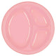 New Pink 10.25in Divided Plates 20ct 25″ (20 count)