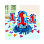 Amscan Party Supplies One-derful Birthday Boy Table Decorating Kit