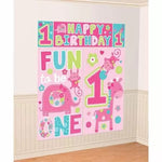 Amscan Party Supplies One Wild Girl Scene Setter