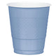 Vaso de plástico azul pastel de 12 oz (20 unidades)