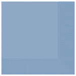 Amscan Party Supplies Pastel Blue Beverage Napkin 2 Ply  50ct (50 count)