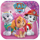 Paw Patrol Girl 7in Platos cuadrados 7″ (8 unidades)