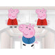 Peppa Pig Honey Comb Decoraciones (3 unidades)