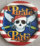 Amscan Party Supplies Pirate Party 9" Plate          (8 count)