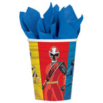 Amscan Party Supplies Power Rangers Ninja Steel 9oz Cups (8 count)