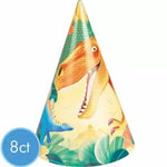 Amscan Party Supplies Prehistoric Party Hats 7″ (8 count)