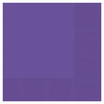 Amscan Party Supplies Purple Beverage Napkin 2 Ply 50ct (50 count)