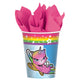 Rainbow Butterfly Unicorn Kitty Vasos de papel de 9 oz (8 unidades)