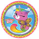 RAINBOW BUTTERFLY UNICORN KITTY LARGE PAPER PLATES 9″ (8 count)