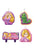 Amscan Party Supplies Rapunzel Candle Set (4 count)