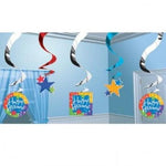 Amscan Party Supplies Retirement Hanging Swirls Decoration (5 count)
