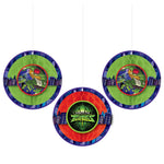 Amscan Party Supplies Rise of Teenage Mutant Ninja Turtles Honeycomb Decorations (3 count)