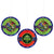 Amscan Party Supplies Rise of Teenage Mutant Ninja Turtles Honeycomb Decorations (3 count)