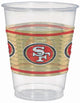San Francisco 49ers Plastic 16 oz Cups (25 count)