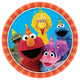Sesame Street Round Plates 9″ (8 count)