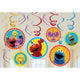 Sesame Street Swirl Decorations Party Decoration Kit
