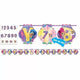 Banner de edad personalizable de cumpleaños de Shimmer and Shine