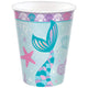 Shimmering Mermaids Cups (8 count)