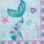 Amscan Party Supplies Shimmering Mermaids Luncheon Napkins (16 count)