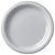 Amscan Party Supplies Silver 7in Plates 20ct 7″ (20 count)