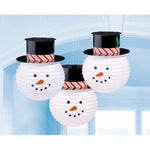 Amscan Party Supplies Snowman Lantern Hat 9″ (3 count)