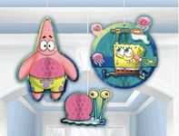 Amscan Party Supplies Sponge Bob HoneyComb Decoration Kit (3 count)