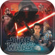 Star Wars The Force Awakens Square Plates 9″ (8 count)