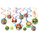 Super Mario Brothers Swirl Decoration Kit
