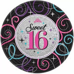 Amscan Party Supplies Sweet 16 Plates 7″ (8 count)