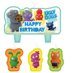 Amscan Party Supplies Ugly Dolls Movie Candle Set (4 count)