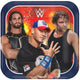 Platos cuadrados WWE Bash 7in 7″ (8 unidades)