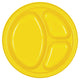 Platos divididos Yellow Sunshine de 10.25" (20 unidades)