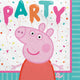 Peppa Pig Confetti Party Servilletas para bebidas (16 unidades)