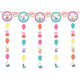 Peppa Pig Confeti fiesta colgante cadena decoración