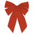 Amscan Red Flocked Bow - Small