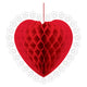 Red Hanging Heart Decoration ( count)