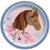 Amscan Saddle Up Horses Paper Plates 9″ (8 count)