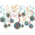 Amscan Space Jam Swirl Deco (12 count)