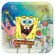 Bob Esponja Pantalones Cuadrados Platos 9″ (8 unidades)