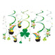 St. Patrick's Day Foil Swirl Decorations