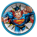 Amscan Superman Paper Plates Justice League Heroes Unite 9″ (8 count)