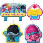 Amscan Trolls Candle Set (4 count)