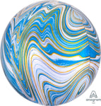 Anagram Blue Marblez 16″ Orbz Balloon