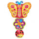Globo superforma de 34″ con flor de mariposa y mariquita